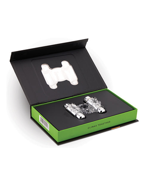 Nu Sensuelle Anneau Pénien Double Action 2x7 Fonctions - Transparent