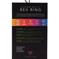 Nu Sensuelle Rev Silicone 7 fonctions Bague Balle avec Pointe Vibrante - Noir