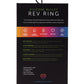 Nu Sensuelle Rev Silicone 7 fonctions Bague balle en silicone avec pointe vibrante – Bleu marine