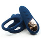 Anneau Vibrant Télécommandé en Silicone Nu Sensuelle XLR8 Turbo Boost - Bleu Marine