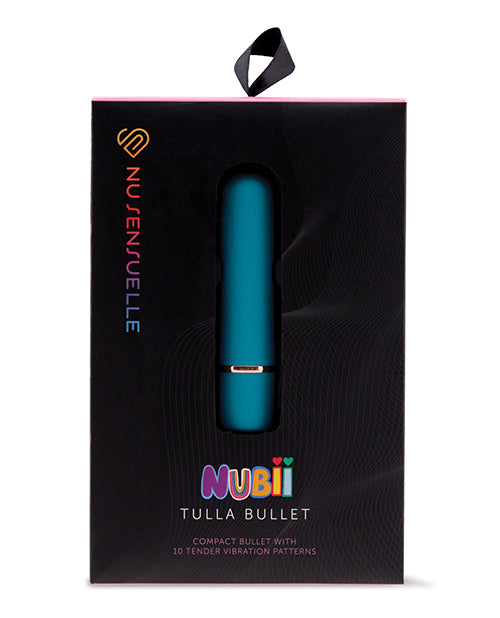Nu Sensuelle Nubii Tulla Balle vibrante 10 vitesses à bout arrondi - Bleu
