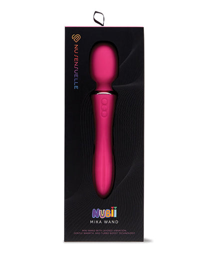 Nu Sensuelle Nubii Mika Mini-Vibrateur Baguette Turbocompressé Chauffant - Rose