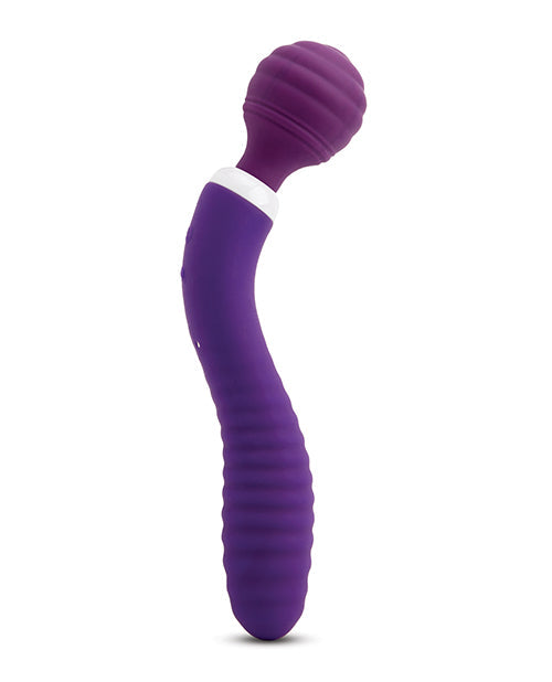 Nu Sensuelle Lolly Varita Flexible de Doble Extremo Nubii - Morado