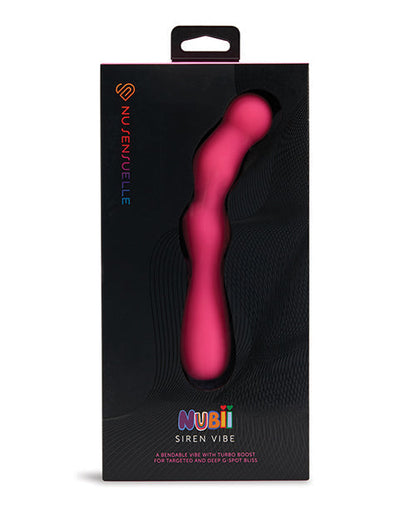 Vibromasseur Nu Sensuelle Siren Nubii point G avec charnière - Rose
