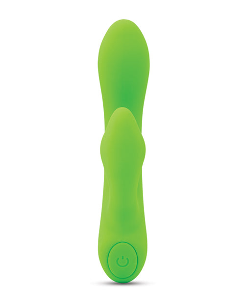 Vibromasseur point G Nu Sensuelle | Vibromasseur clitoridien Jolie Nubii vert citron | Mini vibromasseur lapin chauffant | Meilleur vibromasseur pour femme