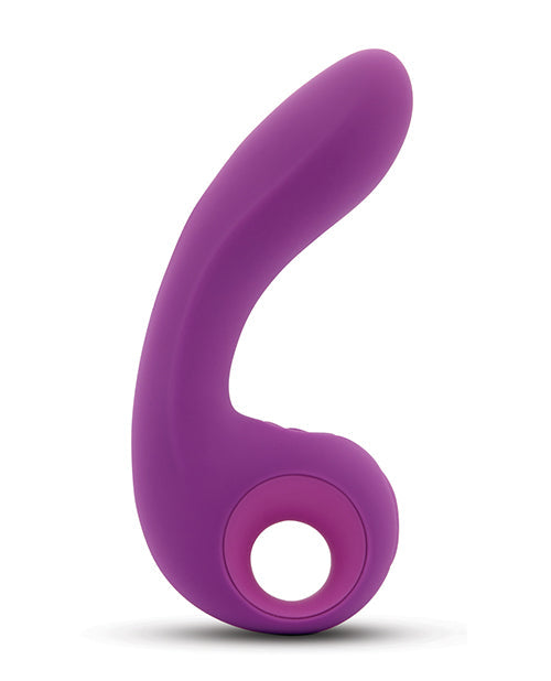 Vibromasseur Nu Sensuelle Raine Nubii Tapping avec Turbo Boost & Chauffant - Violet