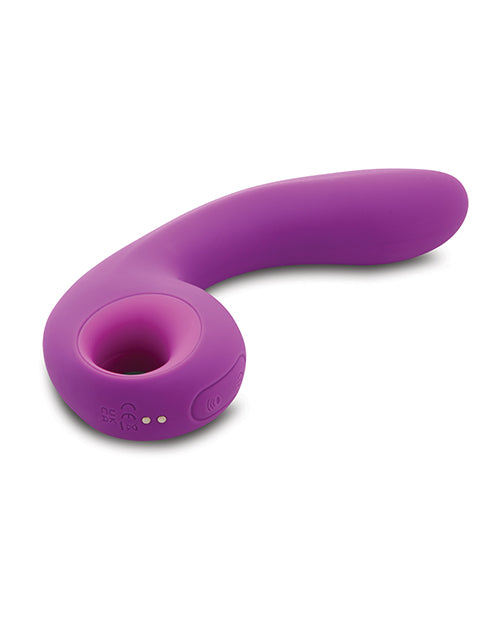 Vibromasseur Nu Sensuelle Raine Nubii Tapping avec Turbo Boost & Chauffant - Violet