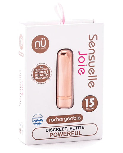 Nu Sensuelle Joie Bullet dans son Coffret Cadeau - Or Rose 15 Fonctions
