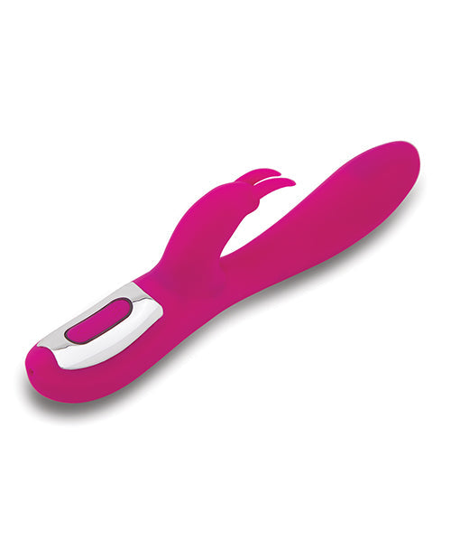 Vibromasseur point G Nu Sensuelle | Vibromasseur lapin rechargeable Giselle | Vibromasseur clitoridien magenta | Meilleur vibromasseur pour femme