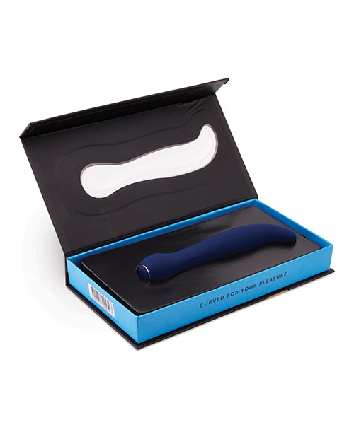 Vibromasseur point G flexible Nu Sensuelle Baelii - 20 fonctions bleu marine