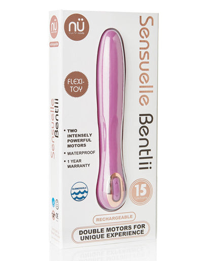Nu Sensuelle Bentlii 2 Motors Flexible Vibe - Violet Orchidée