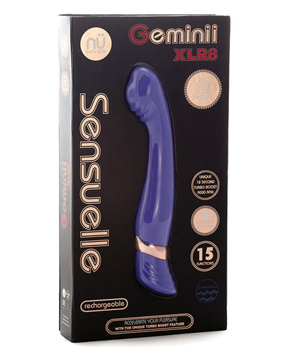 Nu Sensuelle Geminii XLR8 Turbo Boost Point G - Ultraviolet