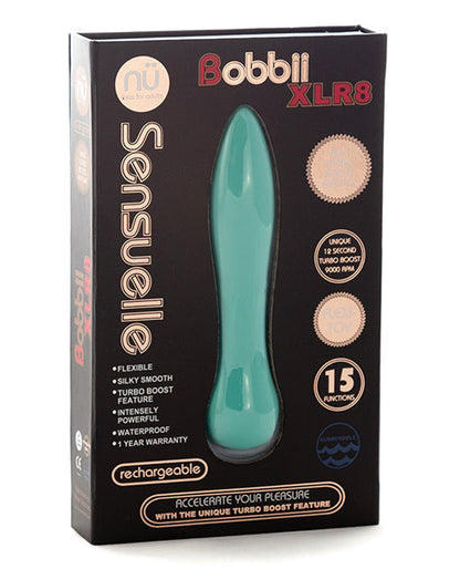 Nu Sensuelle Bobbii Flexible Vibe XLR8 Turbo Boost - Bleu électrique