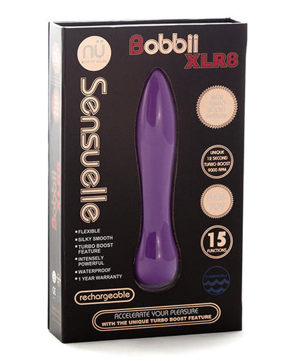 Nu Sensuelle Bobbii Vibrateur flexible XLR8 Turbo Boost - Ultraviolet