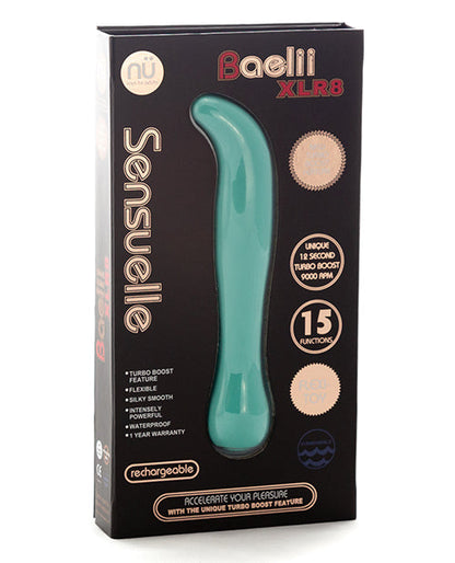 Nu Sensuelle Baelii Flexible Point G XLR8 Turbo Boost - Bleu électrique
