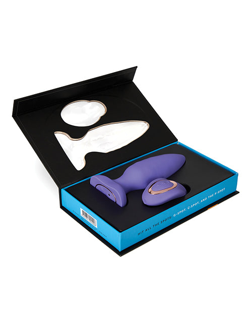 Nu Sensuelle Andii Plug Anal Rotatif Vertical - Ultraviolet