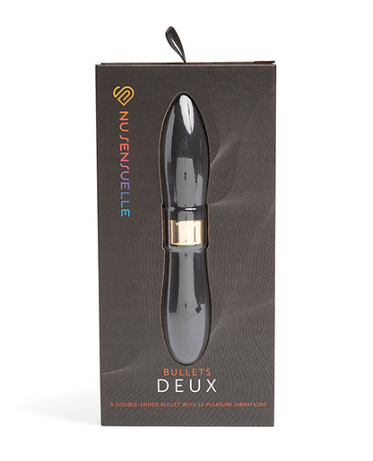 Nu Sensuelle Deux Vibromasseur Balle Double Extrémité - Noir