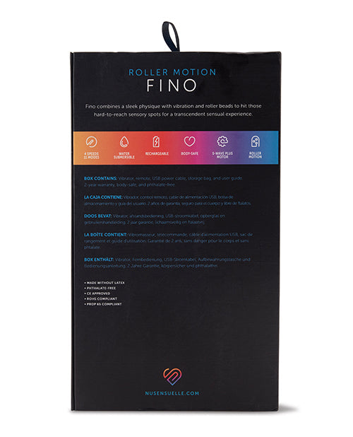 Nu Sensuelle Fino Roller Motion Plug - Bleu marine