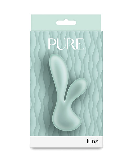 Vibrador Punto G Puro | Vibrador Conejo Luna Petite | Vibrador de Silicona Teal para Clítoris | Mejor Vibrador para Mujeres