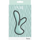 Vibromasseur point G pur | Vibromasseur lapin Luna Petite | Vibromasseur clitoridien en silicone sarcelle | Meilleur vibromasseur pour femme