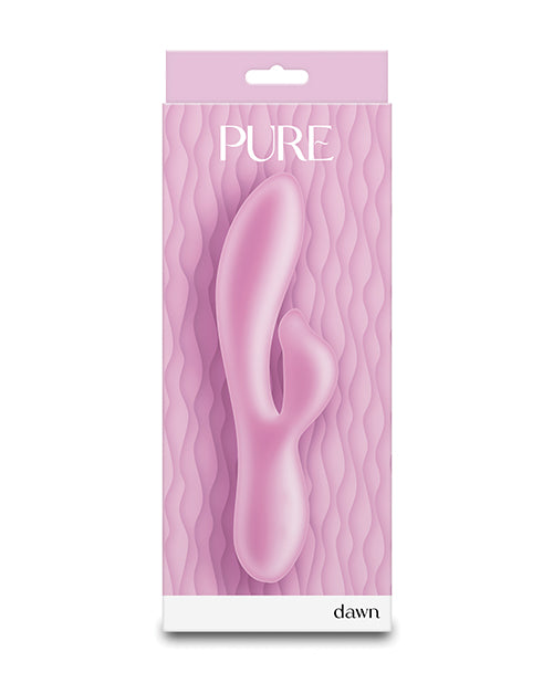 Vibromasseur Lapin Pure Dawn | Vibromasseur Point G Rose | Vibromasseur Clitoridien Résistant à l'Eau | Meilleur Vibromasseur pour Femmes