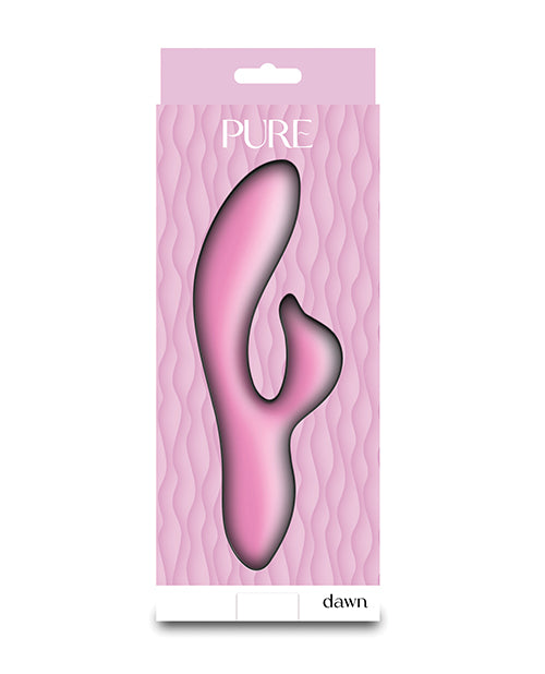 Vibromasseur Lapin Pure Dawn | Vibromasseur Point G Rose | Vibromasseur Clitoridien Résistant à l'Eau | Meilleur Vibromasseur pour Femmes