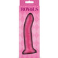 Royals - Gros gode de 12,7 cm | Gode réaliste Charlie incurvé | Gode rose métallisé | Gode à ventouse