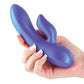 Vibrador de conejo Seduction | Vibrador de punto G Angel | Vibrador de clítoris morado metálico | Mejor vibrador para mujeres