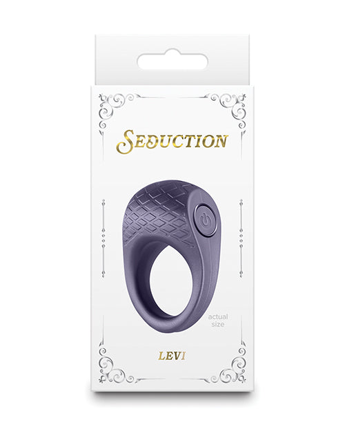 Anillo para pene Seduction Levi - Gris metálico