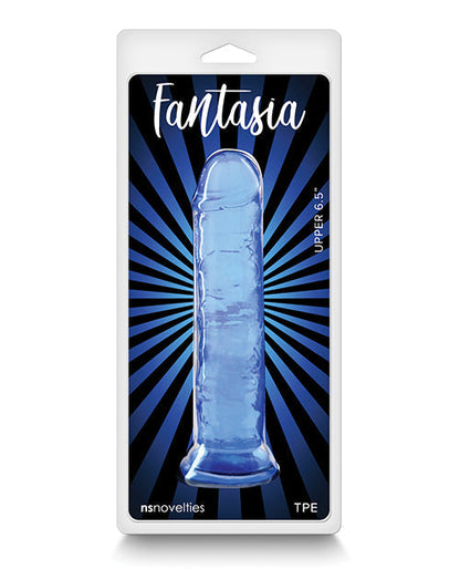 Dildo realista Fantasía superior | Dildo grande estimulante de 6,5" | Dildo grande azul | El mejor dildo flexible
