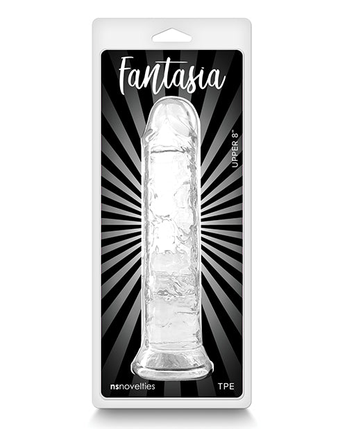 Fantasia Gran Dildo de 8" | Dildo Realista Transparente | Dildo Grande | El Mejor Dildo Flexible