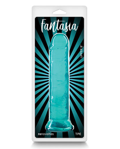 Fantasia 8" Big Dildo | Dildo Realista Azul Verdoso | El Mejor Dildo Estimulante | Dildo Grande y Flexible