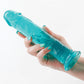 Fantasia 8" Big Dildo | Dildo Realista Azul Verdoso | El Mejor Dildo Estimulante | Dildo Grande y Flexible