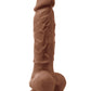 Dildo grande de 5 pulgadas de colores | Dildo realista marrón | Dildo con ventosa