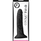 Colours Pleasures Dildo realista | Dildo grande negro de 12,7 cm | Dildo fino con ventosa