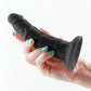 Colours Pleasures Dildo realista | Dildo grande negro de 12,7 cm | Dildo fino con ventosa