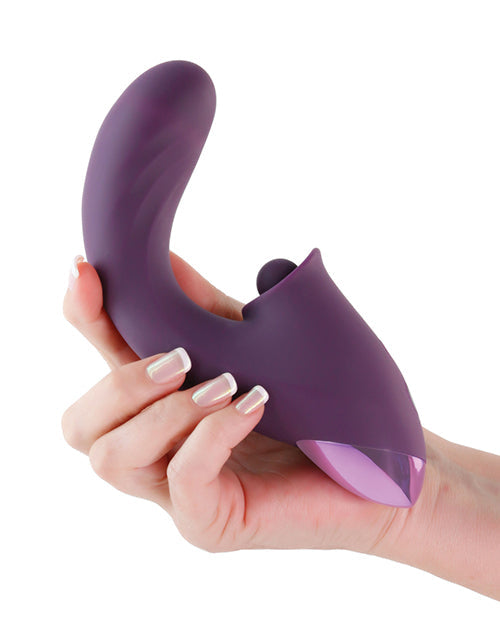Vibromasseur INYA Caprice Petit | Vibromasseur Point G Violet | Vibromasseur Pénétrant Flexible | Vibromasseur Clitoridien 5x