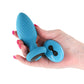 INYA Alpine 2.0 Plug Anal Rotatif et Vibrant avec Télécommande - Sarcelle