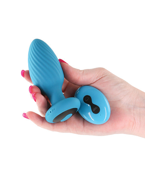 INYA Alpine 2.0 Plug Anal Rotatif et Vibrant avec Télécommande - Sarcelle