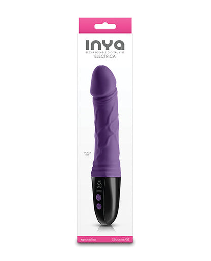 Vibromasseur numérique phallique INYA Electrica - Violet