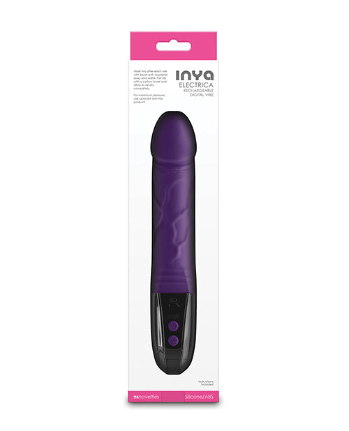 Vibromasseur numérique phallique INYA Electrica - Violet