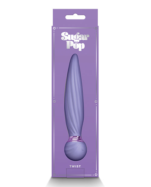 Vibromasseur torsadé flexible Sugar Pop - Violet