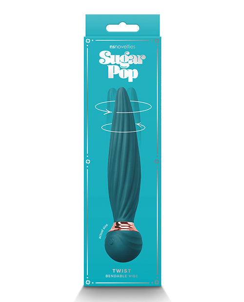 Vibromasseur torsadable Sugar Pop Twist - Sarcelle
