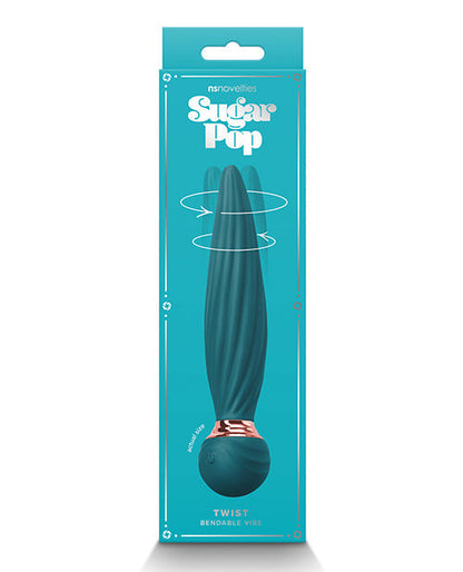 Vibromasseur torsadable Sugar Pop Twist - Sarcelle