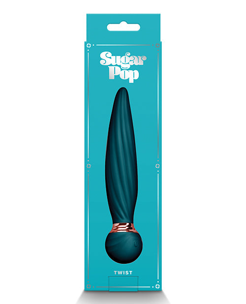 Vibromasseur torsadable Sugar Pop Twist - Sarcelle