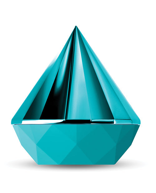 Vibrador de pulsación de aire Sugar Pop Jewel - Azul verdoso