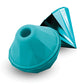 Vibrador de pulsación de aire Sugar Pop Jewel - Azul verdoso
