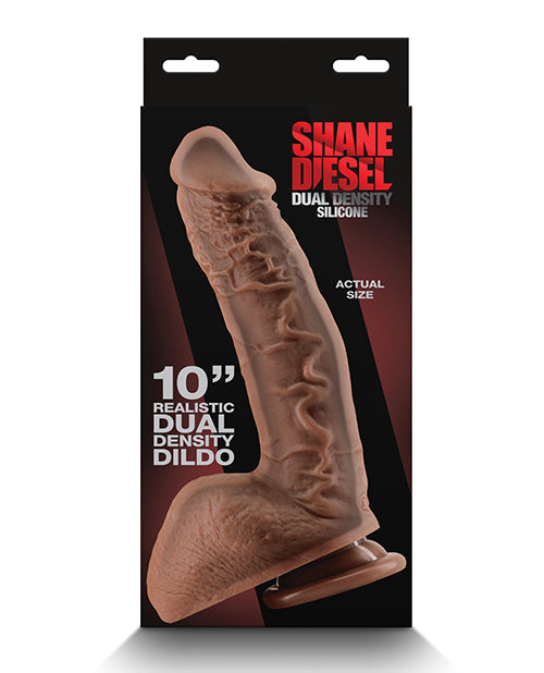 Godemichet Shane Diesel 25 cm | Godemichet double densité avec ventouse | Godemichet réaliste en silicone