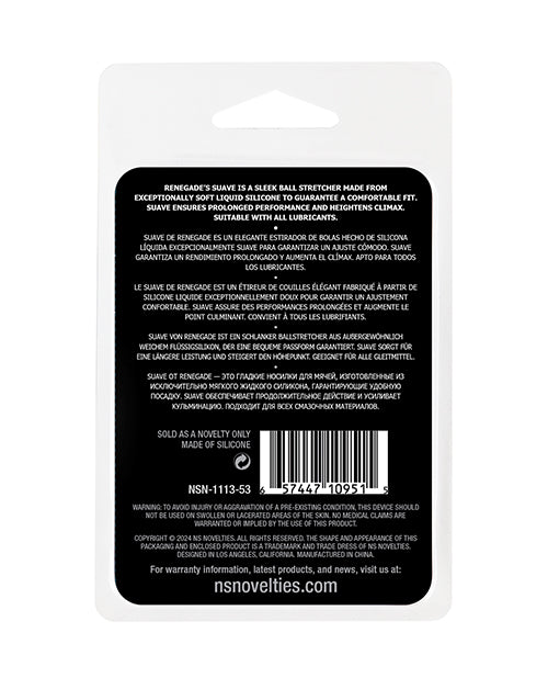 Tendeur testiculaire souple Renegade - Noir