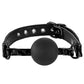 Bâillon en silicone souple pécheur – Noir